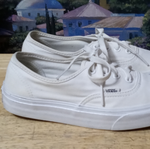 🇺🇸🏬VANS AUTHENTIC WHITE 2.0🏫📬ORIGINAL CLASSIC OLD SCHOOL.🐿LIKE 🆕 NEW! - Picture 3 of 15